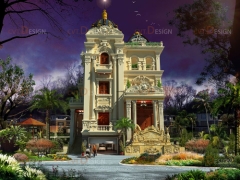 [CAD, 3DSMAX] Hồ sơ bản vẽ Lâu đài Biệt thự full kiến trúc, Nội thất, Phào chỉ
